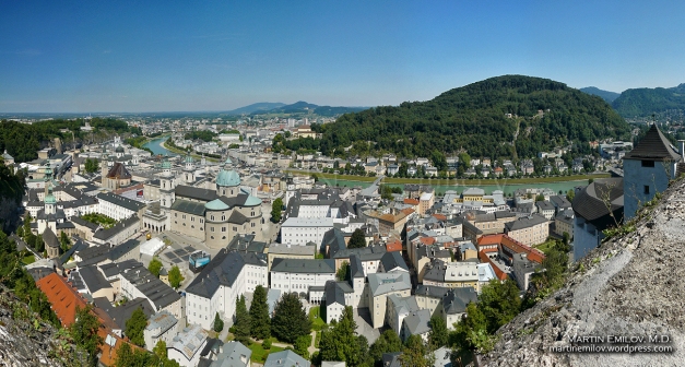 Панорама на Salzburg 