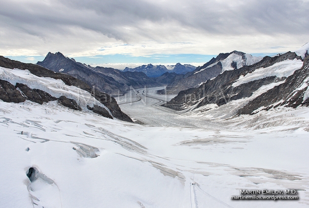Ледникът Алеч - Aletsch Glacier